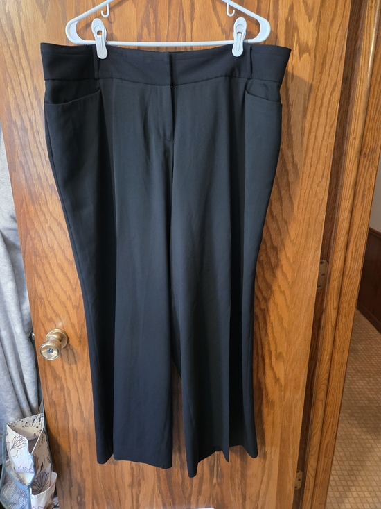 Lane Bryant Pants - Classic Black Wide-Leg Women’s Dress Pants